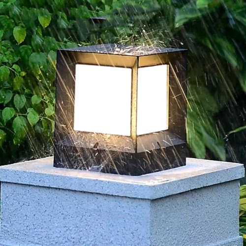 E27 Column Lights Column Pier Pillar Lamp Modern Pillar Cap Lights Fence - Picture 6 of 15