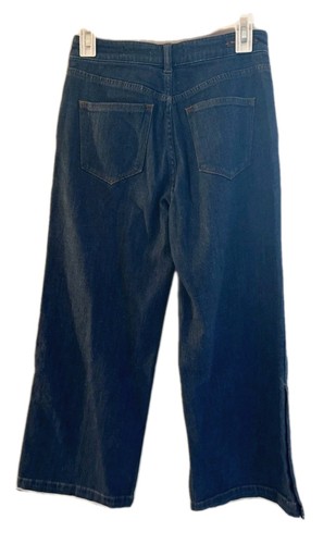 Anthropologie Pilcro Letterpress Jeans Womens Sz 25 EUC Cropped Wide Leg Hippie - Picture 5 of 9