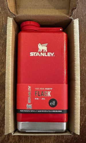 STANLEY x elf x TARGET The PRE-PARTY / Pre-Game FLASK in Red Delicious (8oz) NEW - Picture 6 of 6