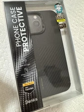 Benks Montage ArmorPro iPhone 16 Pro Max Case Black DuPont Kevlar
