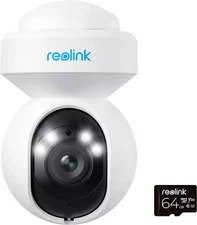 Reolink - E Series E560 Outdoor Plug-In 4K Security Camera with 64GB MicroSD,...