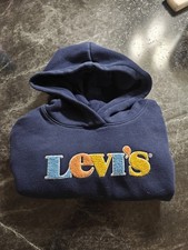 Youth Girls XL Levi's Pullover Hooded Sweatshirt Fall Hiking Red Tag Biking