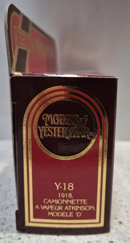 Matchbox Yesteryear Y-18 1918 D Type Steam Lorry LIMITED EDITION - Image 4 of 4