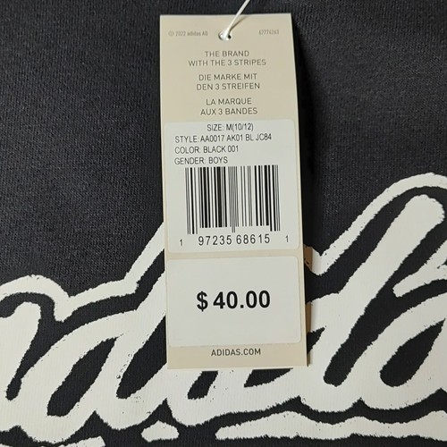 Adidas - Pullover Hoodie - schwarz - Jugend Größe M (10-12) - Bild 3 von 7