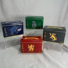 Harry Potter Complete Set of 4 Hogwarts Houses Tea Tins English Breakfast Tea