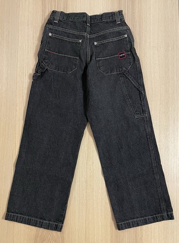 Vintage Bugle Boy Carpenter Jeans Youth Size 12R (W25) 100% Cotton Relaxed Fit - Picture 2 of 11