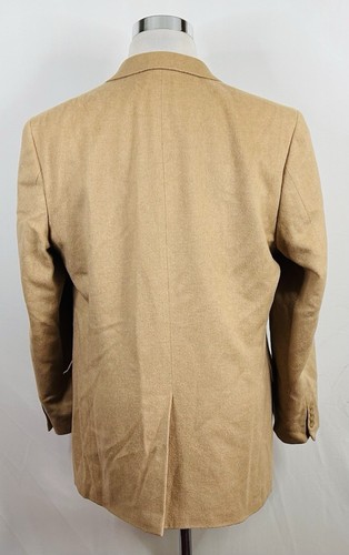 Cappotto sportivo LRL Ralph Lauren 42L 100% capelli cammello beige due bottoni foderato ventilato - Foto 6 di 8