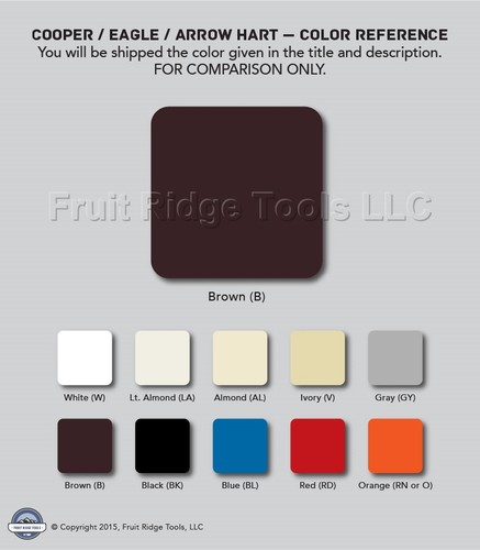 10 Cooper Brown COMMERCIAL Toggle Control Switches 4-WAY 20A 120/277VAC CS420B - Picture 2 of 6