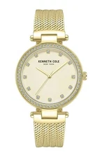 Kenneth Cole New York 34mm Crystal Bezel Gold Women's Watch KCWLG0048503