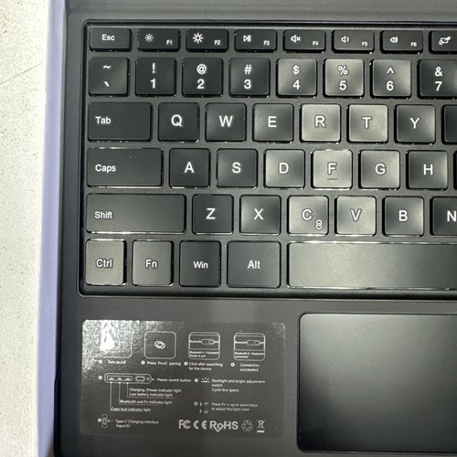 Qulose Surface Pro 9 Wireless Keyboard w/ Trackpad Pen Slot Open Box - 第 3/5 張圖片