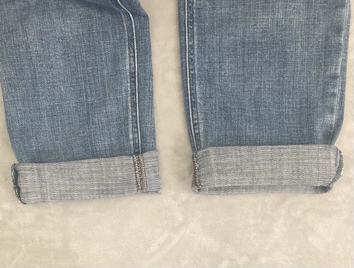 Cosmic Blue Love Women’s Boyfriend Cut Capri Cuffed Jeans Size 32 - Picture 11 of 11