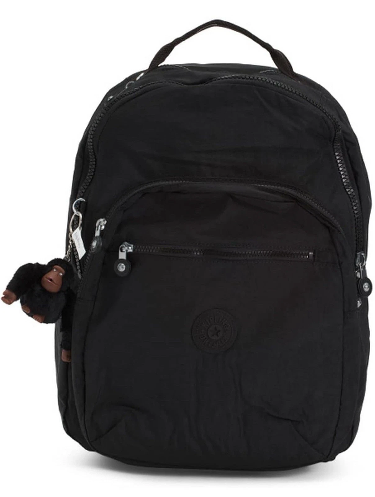 Size (13.75 X 17.25 X 8.25)- Kipling Seoul Go Laptop Backpack, Black Tonal.