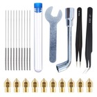 3D Printer Extruder Nozzle Cleaning Tool Kit Set For CR-10/Ender 2/Ender 3