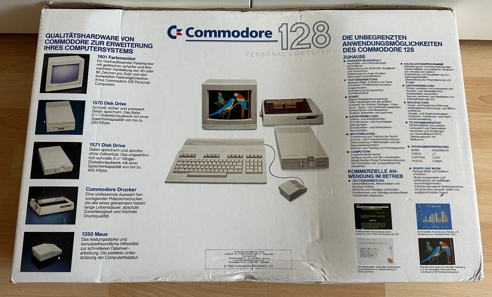 Commodore C128 Original Verpackung, NUR Original Verpackung  .... #02 25 - Bild 4 von 4