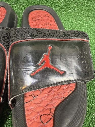 Talla 5- Para Hombre Jordan Hydro 8 Retro Slides Stealth Varsity Rojo RARO - Imagen 7 de 10