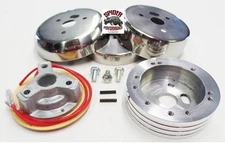 1965-1969 Mustang steering wheel 5-6 bolt hub adapter horn kit installation kit