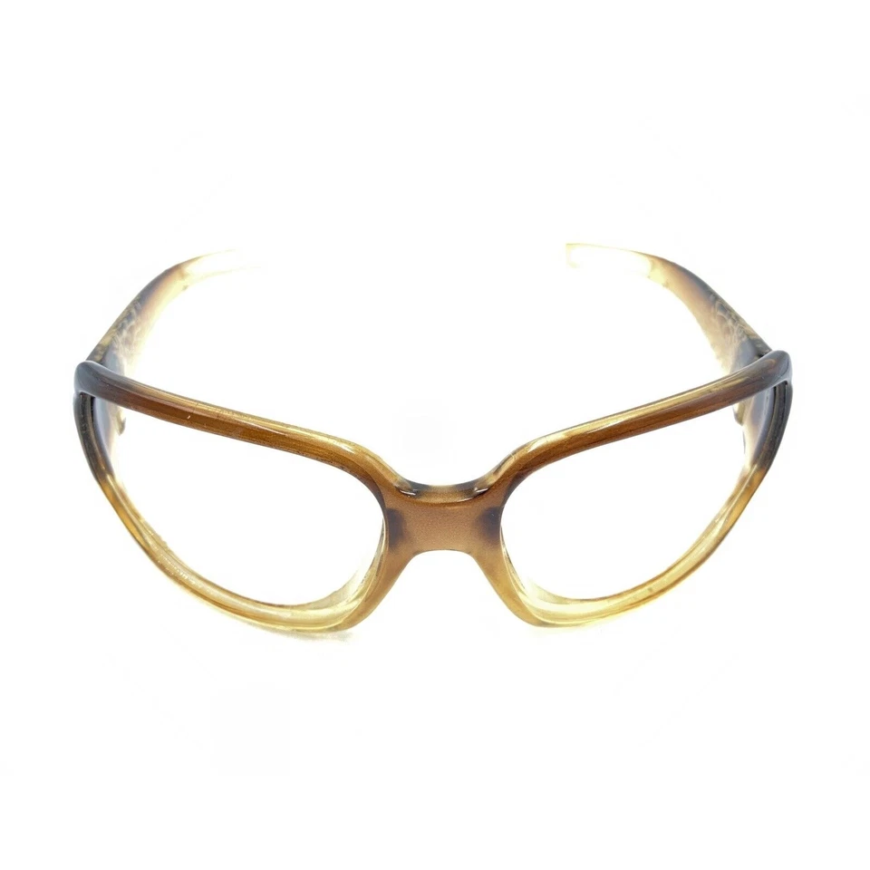 Suncloud Cookie Translucent Brown Gradient Wrap Sunglasses Frames Women Designer - Image 2 of 4