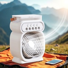 Portable Air Conditioner Fan,Mini Evaporative Air Cooler W/3Colors LED Light Z7