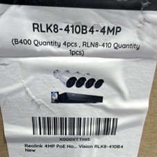 Reolink RLK8-410B4-4MP 4MP PoE 8CH NVR 4-Cam 2TB Night Vision System