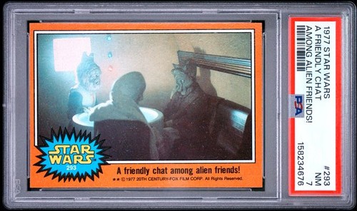 1977 STAR WARS #293 A FRIENDLY CHAT AMONG ALIEN FRIENDS! PSA 7 NM 4676