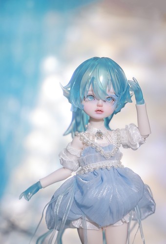 Kurage Blue Gradient Jellyfish Tentacles 1/6 BJD Cute Creative Collectible Gift - Picture 8 of 15