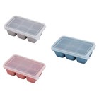  3 Pcs Ice Moulds Silicone Tray Multi-grid Mold Rectangular Molds