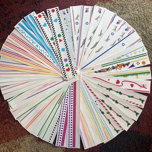 Vintage Mrs. Grossman Design Lines Sticker Sheets Lot - Picture 2 of 5