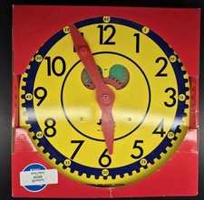 Large Original Judy Clock 13.5" x 13" - Analog Manipulative