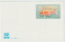 US Scott #UX555 Mint Postal Card Koi Fish 2009  Postal Stationery