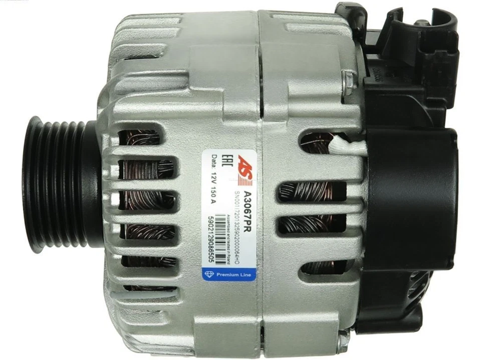 AS-PL A3067PR Alternatore 150A 12V per RENAULT MODUS / GRAND MODUS (F/JP0) - Immagine 4 di 4