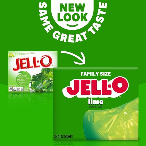 Mezcla de postre de gelatina de lima Jell-O (caja de 6 oz) - Imagen 2 de 10