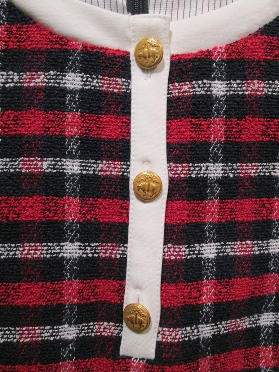 Brooks Brothers Red Fleece Short Sleeve Red/Black Plaid
