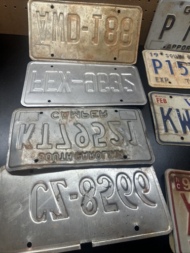 Mixed States License Plate Lot Of (10)  - Picture 6 of 9