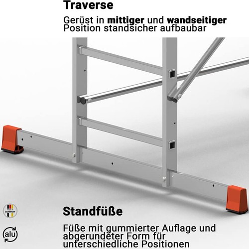 ALTEC AluCombine 4.0 - 700 | Leiterngerüst | Standtraverse | Dreieckausleger - Bild 7 von 11
