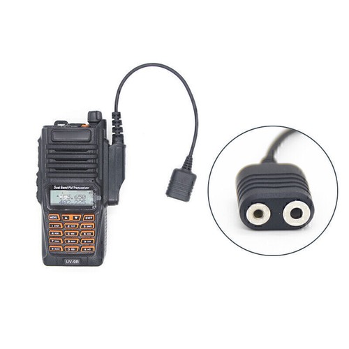 Walkie Talkie Audio Cable Adapter For Baofeng BF-9700 UV-XR UV-5S UV-9R Plus - Zdjęcie 3 z 7