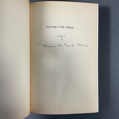 Flavor's the Thing by Florence La Ganke Harris Hardcover Book 1939 SIGNED COPY! - Bild 8 von 24