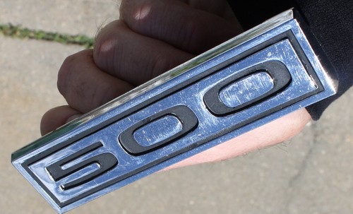 1963 Ford Galaxie 500 Gas / Fuel Door Lid Emblem Trim OEM - Bild 10 von 14