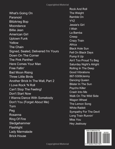 Bass Guitar Songbook 60 Famous Songs You Should Play Easy Bass Tab - Picture 2 of 2