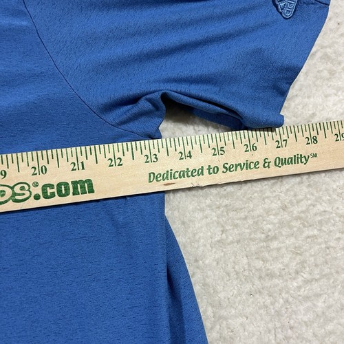 Men's Adidas Golf PrimaGreen Polo Shirt Mens Xl Blue Performance Athletic - Picture 6 of 8