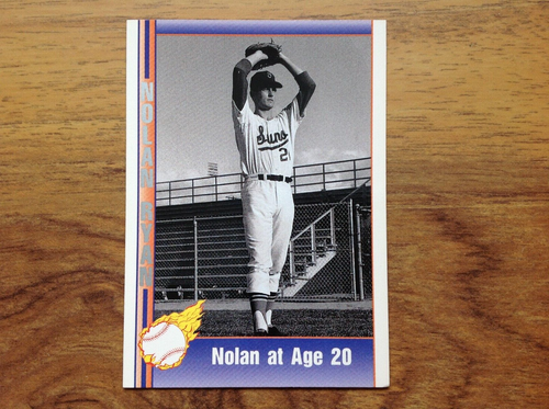 Nolan Ryan 1991 Pacific Baseball Card Nolan at 20 . Free UK Postage - Picture 3 of 3
