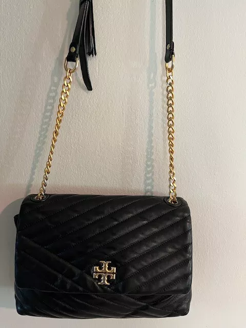 Tory burch kira chevron black cheap