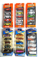 Hot Wheels & Matchbox Set of 6 - 5 Pack Gift Sets - 3 of ea.