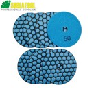 6 units 80mm Grit 50 diamond dry polishing pads for granite marble sanding disk