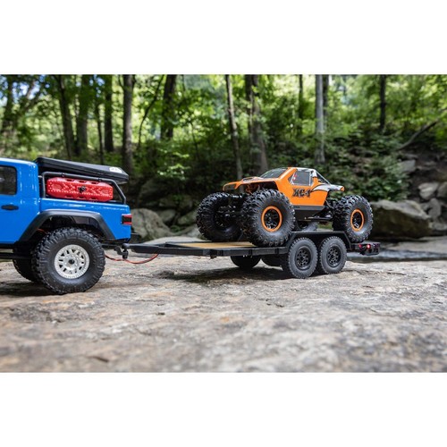 Axial SCX24 Flat Bed Vehicle Trailer with LED Taillights 1/24th Scale AXI00009 - Picture 3 of 6