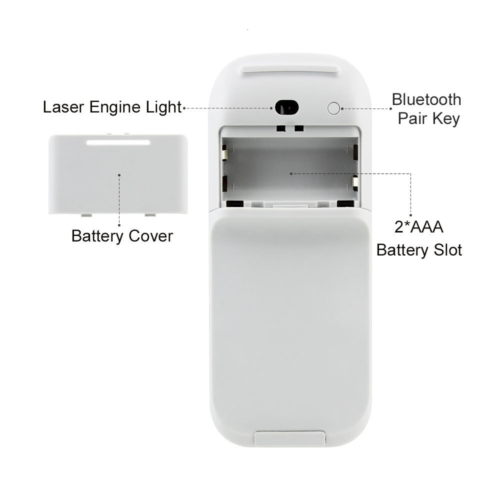 Mouse Bluetooth Arc Touch per Microsoft Surface PC wireless ergonomico mouse laser - Foto 13 di 19