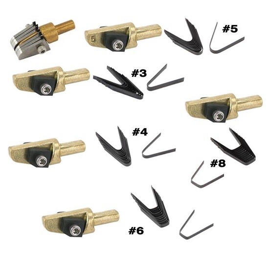 Complete Tire Grooving & Siping Tool Kit, Fit Ideal Groover Siper