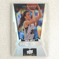 SABRINA IONESCU 2021 Upper Deck Goodwin Champions UD Exquisite RC 149/149 Last #