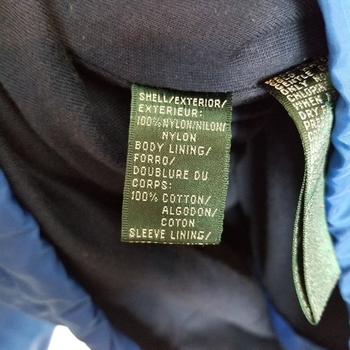 VTG Ralph Lauren Women's Plus Rain Coat Jacket Sz 1X Blue Pockets Zip Up Outdoor - Picture 6 of 6