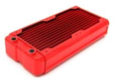 Black Ice Nemesis 240GTX Dual-Core Xtreme Profile Radiator - Red Opened