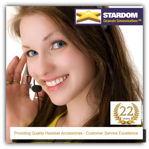 Plantronics 40709-02 SupraPlus Ear Headset Cushions for H251N H261N QTY 20 - Zdjęcie 3 z 3
